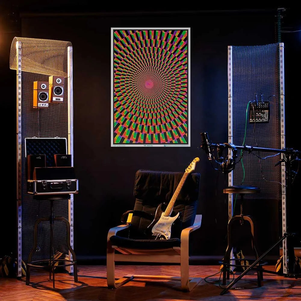 Mind's Eye - Flocked - Blacklight Poster - 23"x35"