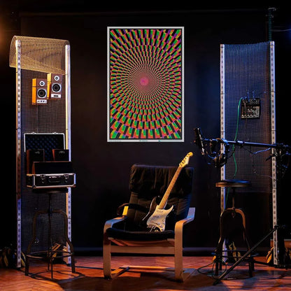 Mind's Eye - Flocked - Blacklight Poster - 23"x35"