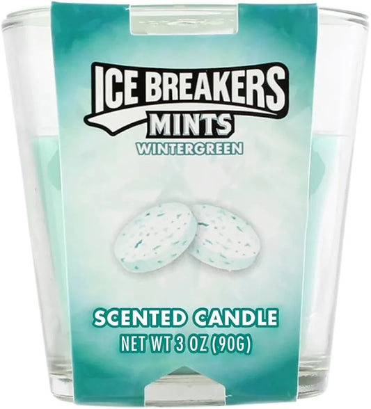 3oz Scented Candle | Wintergreen Mint Candy Candles | Minty Candies