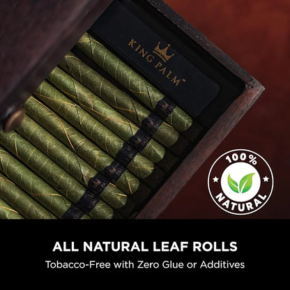 King Palm VARIETY BUNDLE Natural Palm Leaf Rolls (Mini 4pk, Slim 3pk, King 2pk - 9 Rolls Total)