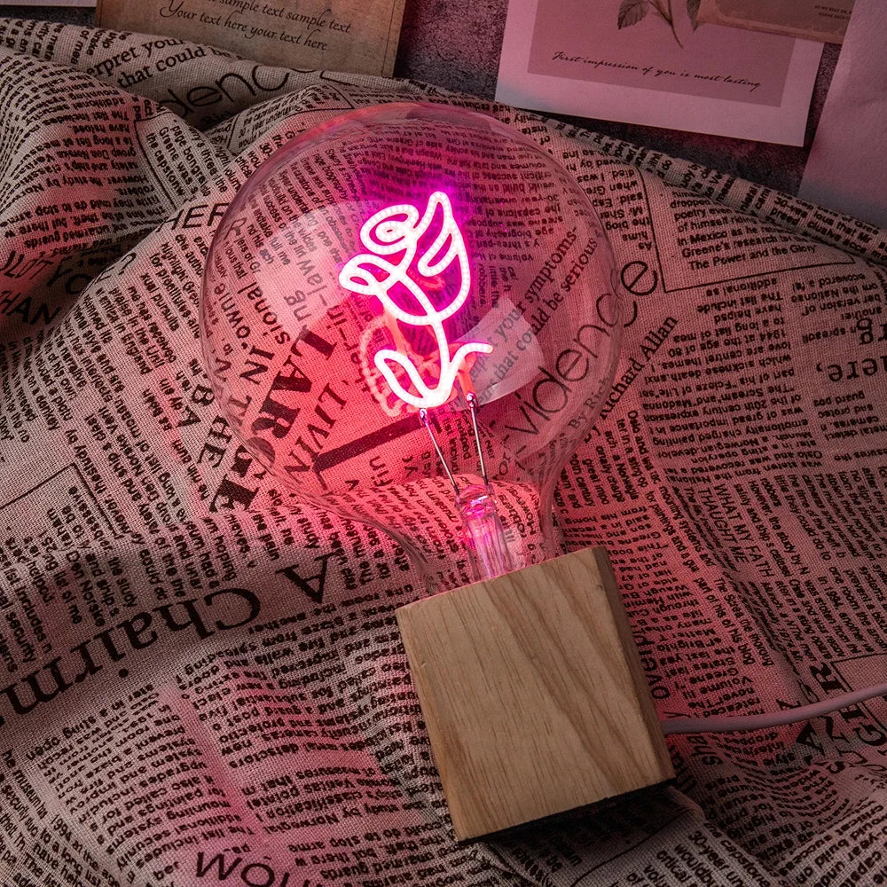 Neon Rose 2W LED Decorative Globe Light