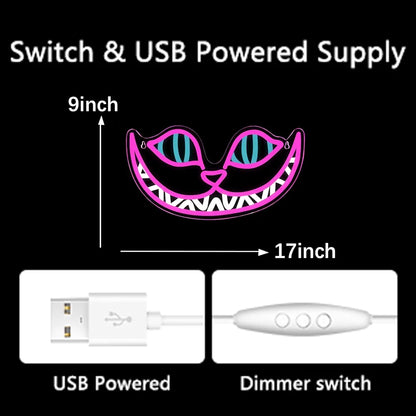 Alice In Wonderland Cheshire Cat Neon Sign