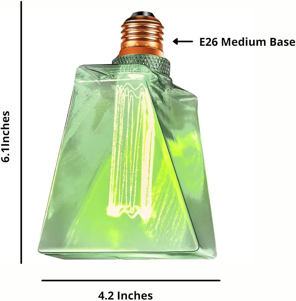 Green Light Bulbs LED Vintage Light Bulb 3.5W