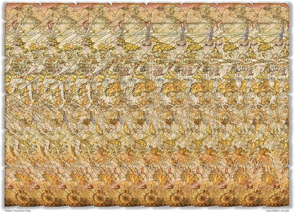 Set of Six Magic Eye Posters